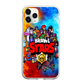 Чехол для iPhone 11 Pro матовый с принтом BrawlStars All heroes в Курске, Силикон |  | brawlstars | leon | битваогней | бравлстарc | игра | игры | леон | мультик