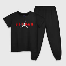 Детская пижама хлопок с принтом MICHAEL JORDAN в Курске, 100% хлопок |  брюки и футболка прямого кроя, без карманов, на брюках мягкая резинка на поясе и по низу штанин
 | 