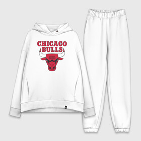 Женский костюм хлопок Oversize с принтом CHICAGO BULLS | ЧИКАГО БУЛЛС в Курске,  |  | bulls | chicago | chicago bulls | nba | red bulls | usa | америка | быки | нба | сша | чикаго буллс