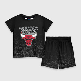 Детский костюм с шортами 3D с принтом CHICAGO BULLS в Курске,  |  | bulls | chicago | chicago bulls | nba | red bulls | usa | америка | быки | нба | сша | чикаго буллс