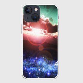 Чехол для iPhone 13 mini с принтом ЗАКАТ НОЧНОЙ в Курске,  |  | galaxy | nasa | nebula | space | star | абстракция | вселенная | галактика | звезда | звезды | космический | наса | планеты