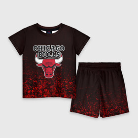 Детский костюм с шортами 3D с принтом CHICAGO BULLS  ЧИКАГО БУЛЛС в Курске,  |  | bulls | chicago | chicago bulls | nba | red bulls | usa | америка | быки | нба | сша | чикаго буллс