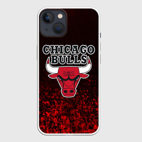 Чехол для iPhone 13 с принтом CHICAGO BULLS | ЧИКАГО БУЛЛС в Курске,  |  | Тематика изображения на принте: bulls | chicago | chicago bulls | nba | red bulls | usa | америка | быки | нба | сша | чикаго буллс