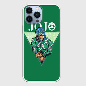 Чехол для iPhone 13 Pro Max с принтом Mista в Курске,  |  | Тематика изображения на принте: aureo | battle tendency | blood | crusaders | dio | giorno | giovanna | golden | jjba | jojo memes | jojos | jotaro | manga | phantom | stardust | vento aureo | wind | джо джо | манга