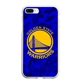 Чехол для iPhone 7Plus/8 Plus матовый с принтом GOLDEN STATE WARRIORS в Курске, Силикон | Область печати: задняя сторона чехла, без боковых панелей | golden state | golden state warriors | gsw | nba | usa | америка | голден стэйт уорриорз | гсв | нба | сша