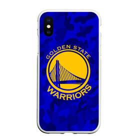 Чехол для iPhone XS Max матовый с принтом GOLDEN STATE WARRIORS в Курске, Силикон | Область печати: задняя сторона чехла, без боковых панелей | golden state | golden state warriors | gsw | nba | usa | америка | голден стэйт уорриорз | гсв | нба | сша