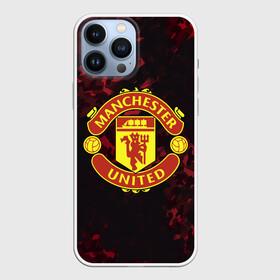 Чехол для iPhone 13 Pro Max с принтом Manchester United в Курске,  |  | Тематика изображения на принте: champions | football | manchester | manchester united | soccer | uefa | united | world cup | лига чемпионов | манчестер | манчестер юнайтед | форма | формы | футбол | юнайтед