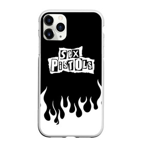 Чехол для iPhone 11 Pro матовый с принтом Sex Pistols в Курске, Силикон |  | music | rock | музыка | пистолс | рок