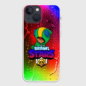 Чехол для iPhone 13 mini с принтом BRAWL STARS LEON в Курске,  |  | 2020 | android | brawl stars | crow | games | leon | mobile game | stars | бравл старс | ворон | игры | леон | мобильные игры