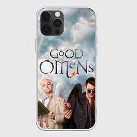 Чехол для iPhone 12 Pro Max с принтом Good Omens в Курске, Силикон |  | aziraphale | crowley | david | demon | good | omens | pratchett | tennant | terry | азирафаэль | ангел | благие | демон | дэвид | знамения | кроули | майкл шин | пратчетт | теннант | терри