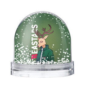 Снежный шар с принтом Выдающиеся звери в Курске, Пластик | Изображение внутри шара печатается на глянцевой фотобумаге с двух сторон | anime | beastars | аниме | выдающиеся звери