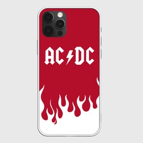 Чехол для iPhone 12 Pro Max с принтом AC DC в Курске, Силикон |  | Тематика изображения на принте: ac | ac dc | dc | music | rock | музыка | рок