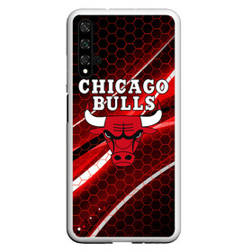 Чехол для Honor 20 с принтом CHICAGO BULLS в Курске, Силикон | Область печати: задняя сторона чехла, без боковых панелей | bulls | chicago | chicago bulls | nba | red bulls | usa | америка | быки | нба | сша | чикаго буллс