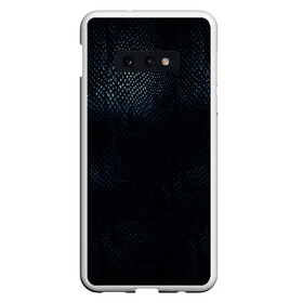 Чехол для Samsung S10E с принтом Черный Дракон в Курске, Силикон | Область печати: задняя сторона чехла, без боковых панелей | dragon | дракон | дракончик | змея | костюм | чешуя