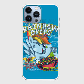 Чехол для iPhone 13 Pro Max с принтом Rainbow brops в Курске,  |  | applejack | little | magic | mlp | my | pinkie pie | pony | rainbow dash | rarity | twilight | дракон | дружба | единорог | искорка | пони | селестия | спайк | сумеречная | это чудо