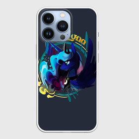 Чехол для iPhone 13 Pro с принтом My little pony Luna в Курске,  |  | applejack | little | magic | mlp | my | pinkie pie | pony | rainbow dash | rarity | twilight | дракон | дружба | единорог | искорка | пони | селестия | спайк | сумеречная | это чудо