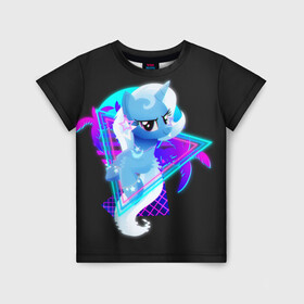 Детская футболка 3D с принтом Мой маленький пони в Курске, 100% гипоаллергенный полиэфир | прямой крой, круглый вырез горловины, длина до линии бедер, чуть спущенное плечо, ткань немного тянется | applejack | little | magic | mlp | my | pinkie pie | pony | rainbow dash | rarity | twilight | дракон | дружба | единорог | искорка | пони | селестия | спайк | сумеречная | это чудо