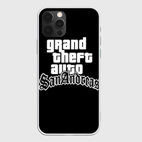 Чехол для iPhone 12 Pro Max с принтом GTA San Andreas в Курске, Силикон |  | gta | sa | sanandreas | футболка | чёрный