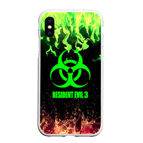 Чехол для iPhone XS Max матовый с принтом RESIDENT EVIL 3 в Курске, Силикон | Область печати: задняя сторона чехла, без боковых панелей | biohazard | biohazard 7 | crocodile | fang | game | hand | monster | new umbrella | resident evil | resident evil 7 | umbrella | umbrella corp | umbrella corporation | zombie | обител