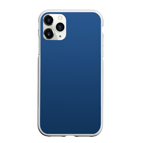 Чехол для iPhone 11 Pro Max матовый с принтом 19-4052 Classic Blue в Курске, Силикон |  | Тематика изображения на принте: 9 4052 | без дизайна | без принта | без узора | главный цвет 2020 года | код цвета | нг | новый год | праздник | про | рождество | синий | синяя одежда | цвет нового года