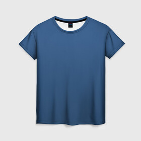 Женская футболка 3D с принтом 19-4052 Classic Blue в Курске, 100% полиэфир ( синтетическое хлопкоподобное полотно) | прямой крой, круглый вырез горловины, длина до линии бедер | 9 4052 | без дизайна | без принта | без узора | главный цвет 2020 года | код цвета | нг | новый год | праздник | про | рождество | синий | синяя одежда | цвет нового года