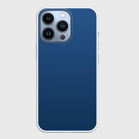 Чехол для iPhone 13 Pro с принтом 19 4052 Classic Blue в Курске,  |  | Тематика изображения на принте: 9 4052 | без дизайна | без принта | без узора | главный цвет 2020 года | код цвета | нг | новый год | праздник | про | рождество | синий | синяя одежда | цвет нового года