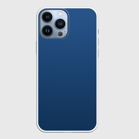 Чехол для iPhone 13 Pro Max с принтом 19 4052 Classic Blue в Курске,  |  | Тематика изображения на принте: 9 4052 | без дизайна | без принта | без узора | главный цвет 2020 года | код цвета | нг | новый год | праздник | про | рождество | синий | синяя одежда | цвет нового года