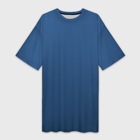 Платье-футболка 3D с принтом 19 4052 Classic Blue в Курске,  |  | 9 4052 | без дизайна | без принта | без узора | главный цвет 2020 года | код цвета | нг | новый год | праздник | про | рождество | синий | синяя одежда | цвет нового года