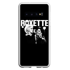 Чехол для Samsung Galaxy S10 с принтом Roxette в Курске, Силикон | Область печати: задняя сторона чехла, без боковых панелей | pop | rock | roxette | мари фредрикссон | пер гессле | поп | поп рок. евро поп | рок | роксет | роксэт