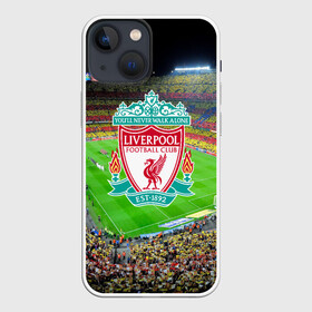 Чехол для iPhone 13 mini с принтом FC Liverpool в Курске,  |  | england | liverpool fc | англия | ливерпуль