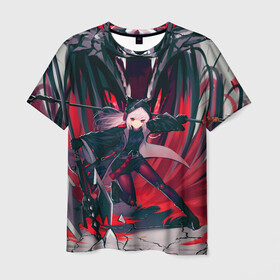 Мужская футболка 3D с принтом Arknights art в Курске, 100% полиэфир | прямой крой, круглый вырез горловины, длина до линии бедер | anime | arknights | art | game | girl | аниме | арт | девушка | игра