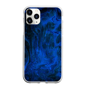 Чехол для iPhone 11 Pro Max матовый с принтом BLUE GLOSS в Курске, Силикон |  | abstraction | blue | cosmos | gloss | kosmos | neon | trend | абстракция | акрил | акриловые | блеск | кислотный | космос | краски | синий
