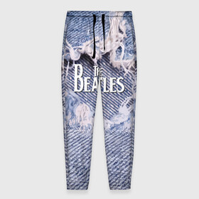 Мужские брюки 3D с принтом The Beatles в Курске, 100% полиэстер | манжеты по низу, эластичный пояс регулируется шнурком, по бокам два кармана без застежек, внутренняя часть кармана из мелкой сетки | england | group | jeans | legend | liverpool | music | rock | the beatles | англия | битлз | группа | джинса | легенда | ливерпуль | музыка | рок