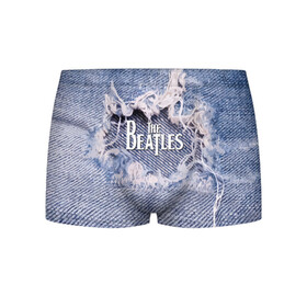 Мужские трусы 3D с принтом The Beatles в Курске, 50% хлопок, 50% полиэстер | классическая посадка, на поясе мягкая тканевая резинка | england | group | jeans | legend | liverpool | music | rock | the beatles | англия | битлз | группа | джинса | легенда | ливерпуль | музыка | рок