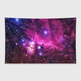 Флаг-баннер с принтом КОСМОС в Курске, 100% полиэстер | размер 67 х 109 см, плотность ткани — 95 г/м2; по краям флага есть четыре люверса для крепления | galaxy | nasa | nebula | space | star | абстракция | вселенная | галактика | звезда | звезды | космический | наса | планеты