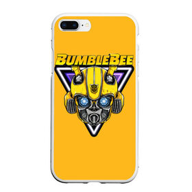 Чехол для iPhone 7Plus/8 Plus матовый с принтом Трансформеры Bumblebee в Курске, Силикон | Область печати: задняя сторона чехла, без боковых панелей | bumblebee | transformers | автоботы | бамблби | мегатрон | оптимус прайм | роботы | трансформеры