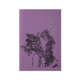 Обложка для паспорта матовая кожа с принтом девушка с конем в Курске, натуральная матовая кожа | размер 19,3 х 13,7 см; прозрачные пластиковые крепления | Тематика изображения на принте: животные | конный спорт | конь | лошадь | наездник | спорт