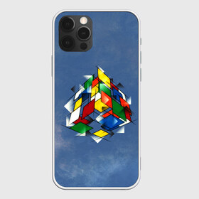 Чехол для iPhone 12 Pro Max с принтом Кубик Рубика в Курске, Силикон |  | Тематика изображения на принте: mathematica | кубик | магия. формулы | математика | наука | рубика | соберись | технарь