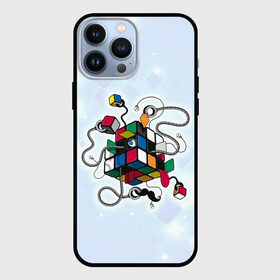 Чехол для iPhone 13 Pro Max с принтом Кубик Рубика в Курске,  |  | mathematica | кубик | магия. формулы | математика | наука | рубика | соберись | технарь
