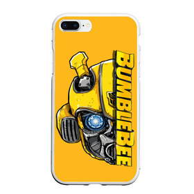 Чехол для iPhone 7Plus/8 Plus матовый с принтом Transformers Bumblebee в Курске, Силикон | Область печати: задняя сторона чехла, без боковых панелей | bumblebee | transformers | автоботы | бамблби | мегатрон | оптимус прайм | роботы | трансформеры