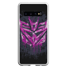 Чехол для Samsung Galaxy S10 с принтом Transformers в Курске, Силикон | Область печати: задняя сторона чехла, без боковых панелей | bumblebee | transformers | автоботы | бамблби | мегатрон | оптимус прайм | роботы | трансформеры