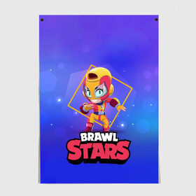 Постер с принтом Brawl Stars. Max в Курске, 100% бумага
 | бумага, плотность 150 мг. Матовая, но за счет высокого коэффициента гладкости имеет небольшой блеск и дает на свету блики, но в отличии от глянцевой бумаги не покрыта лаком | bo | brawl | brock | bull | colt | dynamike | elprimo | jessie | leon | moba | nita | shelly | stars | бо | брок | булл | джесси | динамайк | кольт | леон | нита | шелли | эльпримо