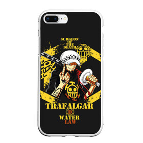 Чехол для iPhone 7Plus/8 Plus матовый с принтом One Piece Trafalgar Water в Курске, Силикон | Область печати: задняя сторона чехла, без боковых панелей | anime | kaido | luffy | manga | one piece | theory | zoro | большой куш | ван | луффи | манга | манки д | мульт | пираты | пис | рыжий | сёнэн | сериал | шанкс