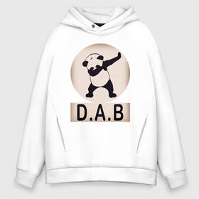 Мужское худи Oversize хлопок с принтом DAB Panda в Курске, френч-терри — 70% хлопок, 30% полиэстер. Мягкий теплый начес внутри —100% хлопок | боковые карманы, эластичные манжеты и нижняя кромка, капюшон на магнитной кнопке | Тематика изображения на принте: best | dab | dabbig | dance | freedom | hip hop | music | panda | rap | даб | даббинг | животные | крутой | лучший | медведь | музыка | панда | рэп | рэпер | свобода | танец | хип хоп