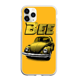 Чехол для iPhone 11 Pro матовый с принтом Transformers Bee в Курске, Силикон |  | bumblebee | transformers | автоботы | бамблби | мегатрон | оптимус прайм | роботы | трансформеры