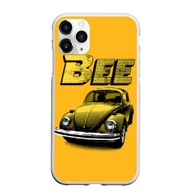 Чехол для iPhone 11 Pro Max матовый с принтом Transformers Bee в Курске, Силикон |  | Тематика изображения на принте: bumblebee | transformers | автоботы | бамблби | мегатрон | оптимус прайм | роботы | трансформеры