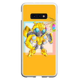 Чехол для Samsung S10E с принтом Transformers в Курске, Силикон | Область печати: задняя сторона чехла, без боковых панелей | bumblebee | transformers | автоботы | бамблби | мегатрон | оптимус прайм | роботы | трансформеры