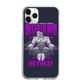 Чехол для iPhone 11 Pro Max матовый с принтом Трансформеры Decepticons в Курске, Силикон |  | Тематика изображения на принте: bumblebee | transformers | автоботы | бамблби | мегатрон | оптимус прайм | роботы | трансформеры