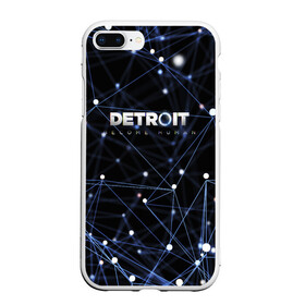 Чехол для iPhone 7Plus/8 Plus матовый с принтом DetroitBecome Human Exclusive в Курске, Силикон | Область печати: задняя сторона чехла, без боковых панелей | action | ai | android | connor | dbhpk19 | detroit become human | game | rk 800 | rk 900 | андроиды | детектив | игра | игры | интерактивное кино | кара | коннор | логотип | маркус | роботы | фирменный стиль | экшн