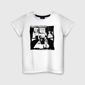 Детская футболка хлопок с принтом Iron Maiden Live after Death в Курске, 100% хлопок | круглый вырез горловины, полуприлегающий силуэт, длина до линии бедер | eddie | heavy metal | iron maiden | live after death | metal | rock | метал | рок | тяжёлый метал | эдди